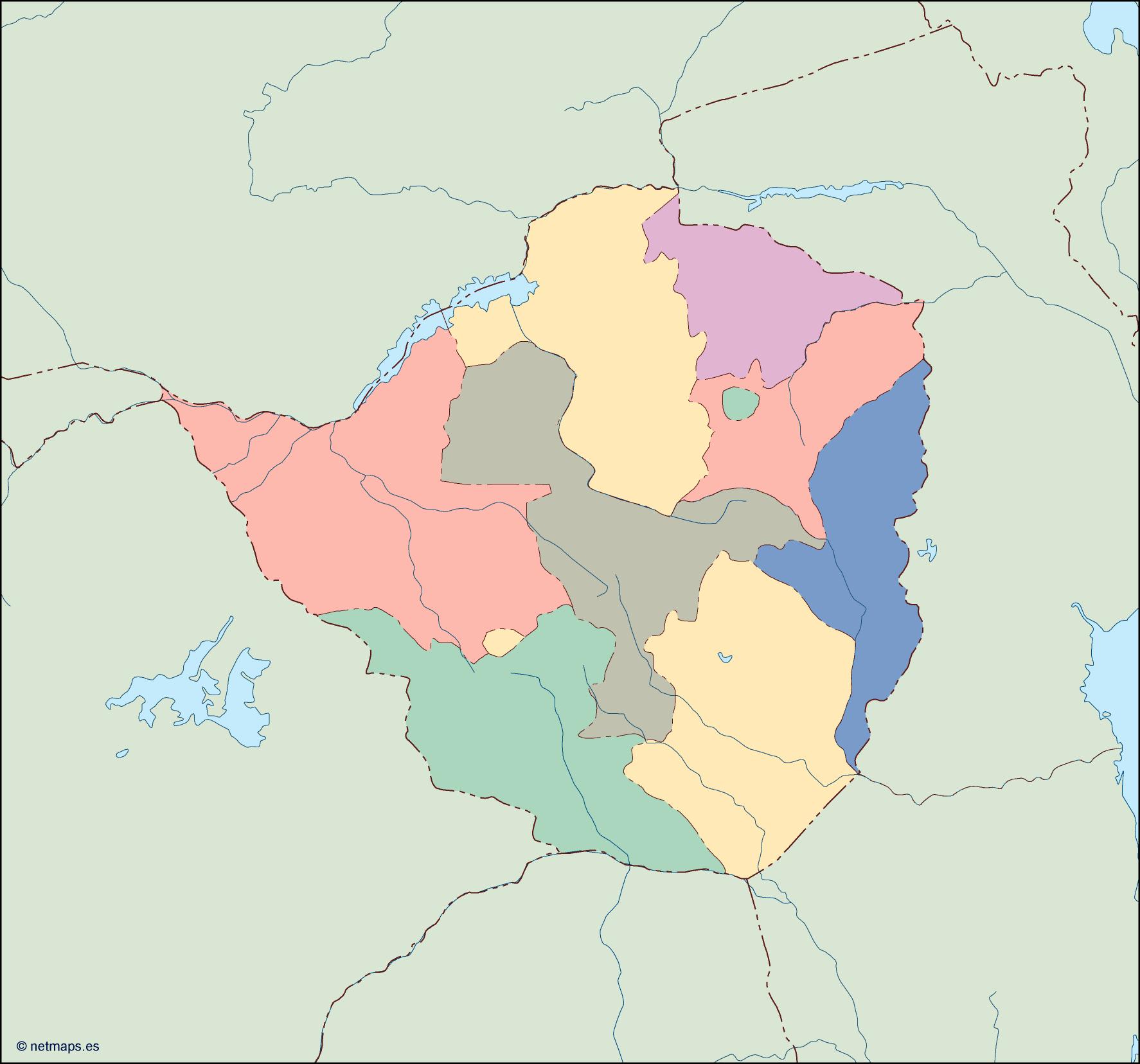 zimbabwe blind map