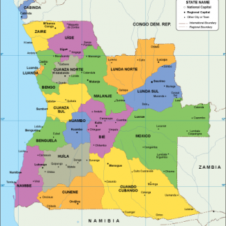Angola EPS map