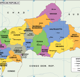 Central Afr Rep EPS map