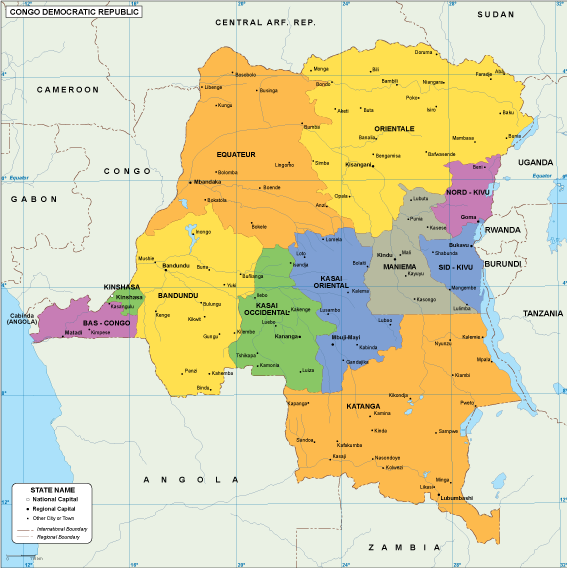 Congo Dem Rep EPS map