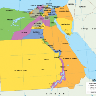 Egypt EPS map