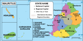 Mauritius EPS map