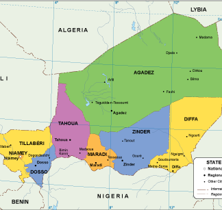 Niger EPS map