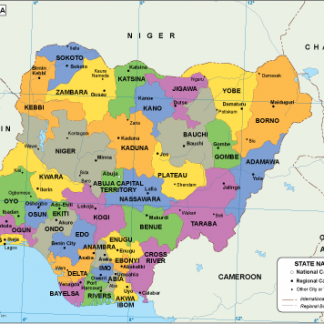Nigeria EPS map