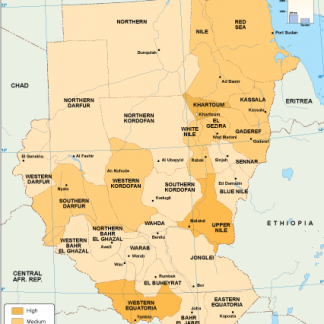 Sudan economic map