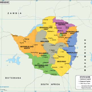 Zimbabwe EPS map