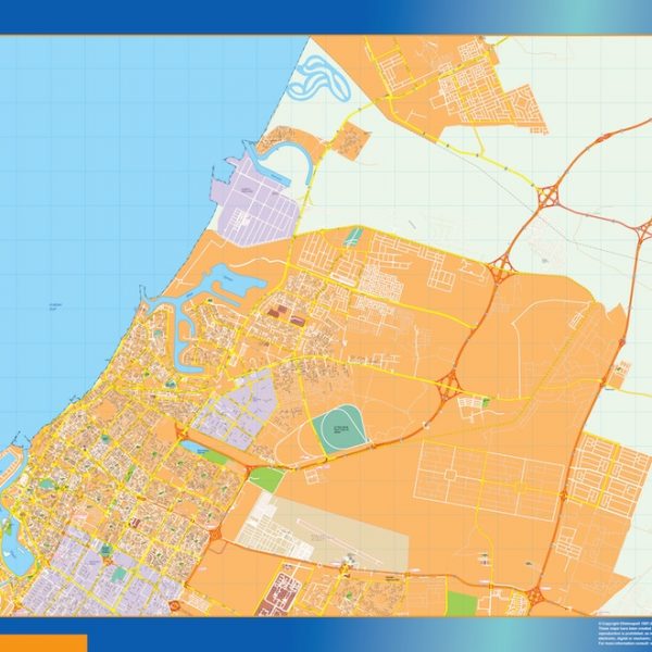 ajman vector map