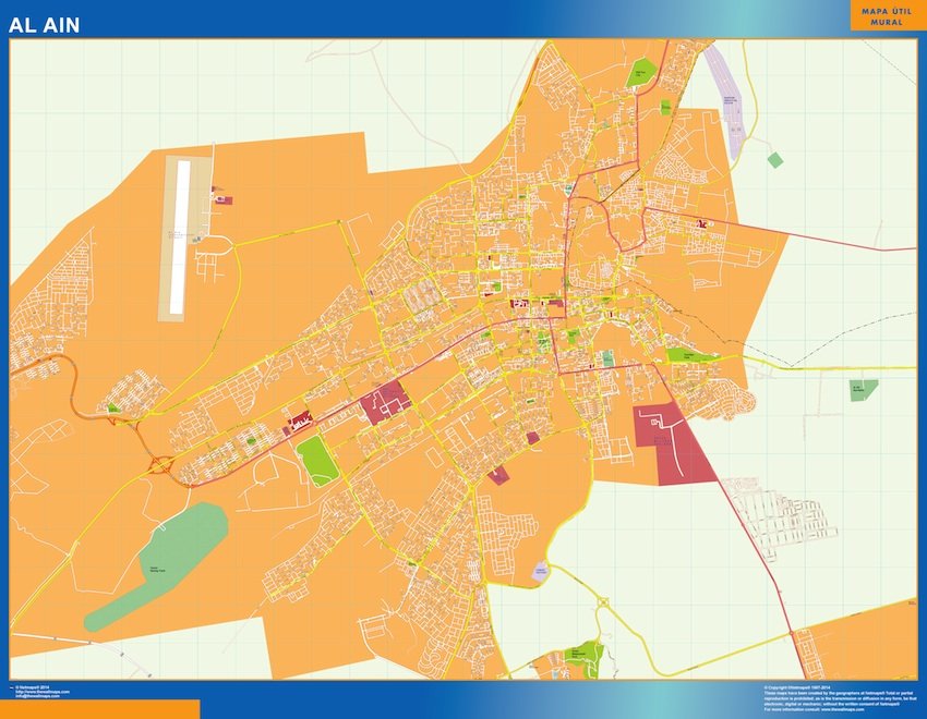 al ain vector map