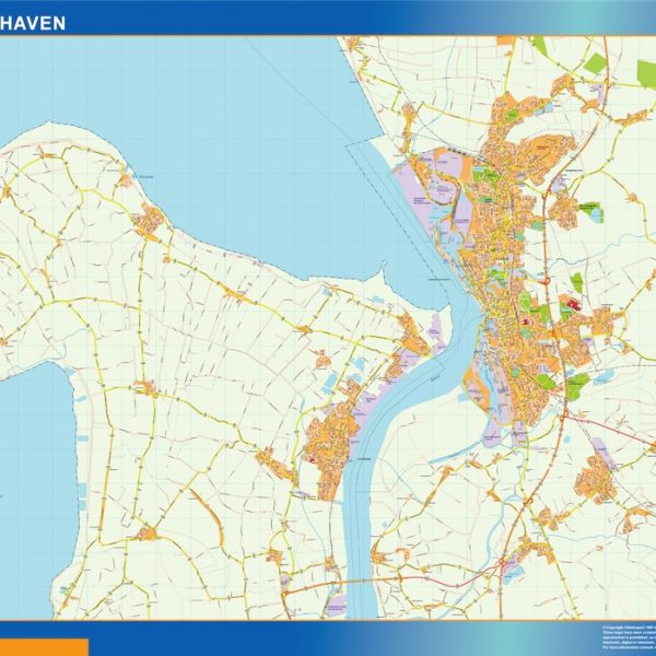 bremerhaven karte illustrator