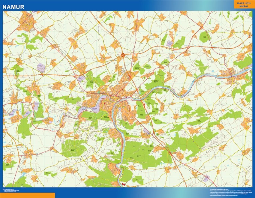 carte namur
