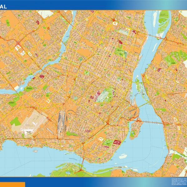 montreal vector map