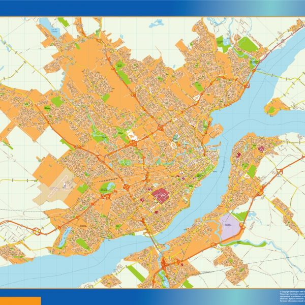 quebec vector map