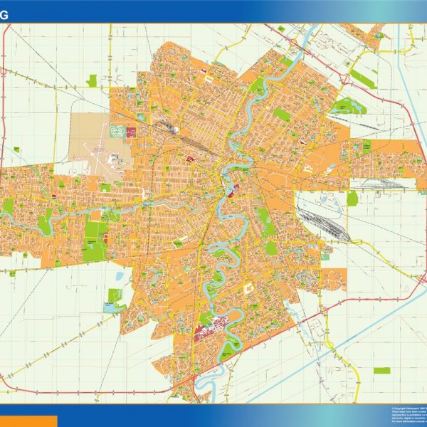 winnipeg vector map