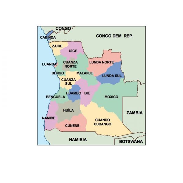 angola presentation map