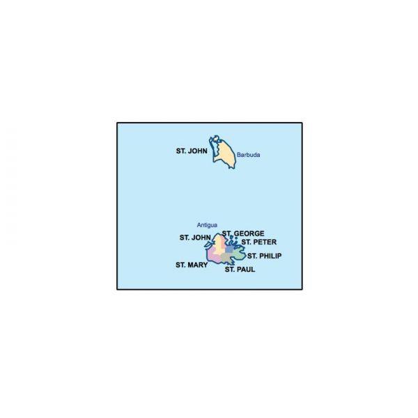 antigua and barbuda presentation map