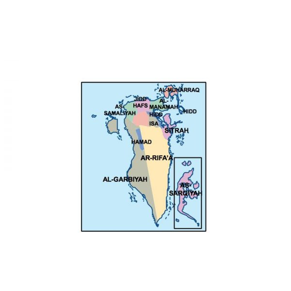 bahrain presentation map