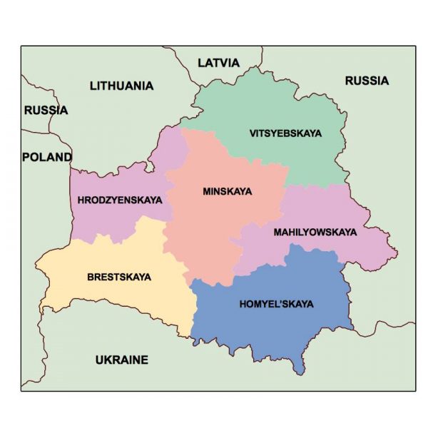 belarus presentation map