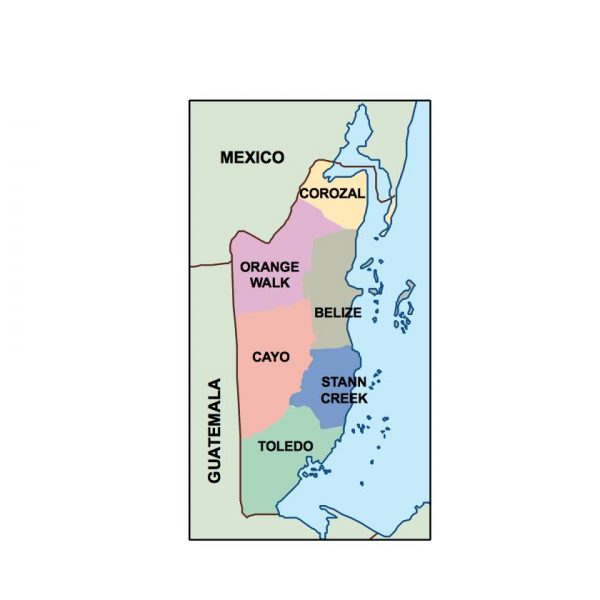belize presentation map