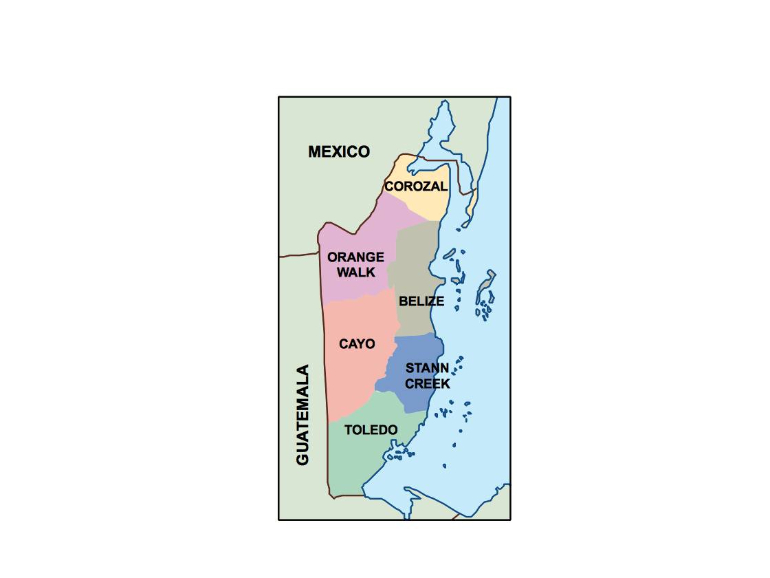 belize presentation map