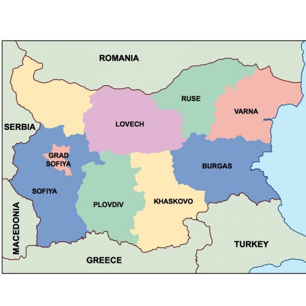bulgaria presentation map