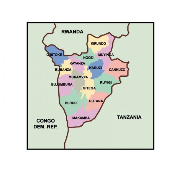 burundi presentation map