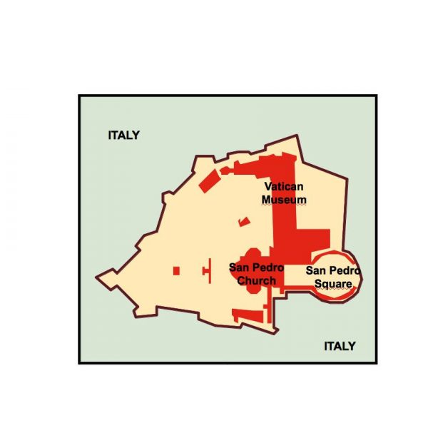 city of vatican presentation map