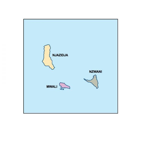 comoros presentation map
