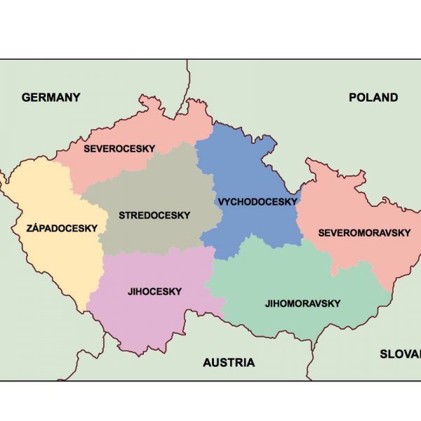 czech republic presentation map