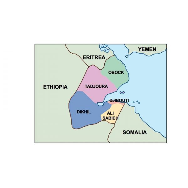 djibouti presentation map
