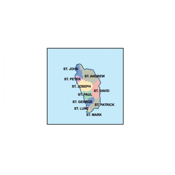 dominica presentation map