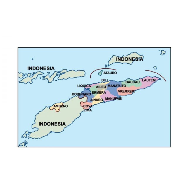 east timor presentation map