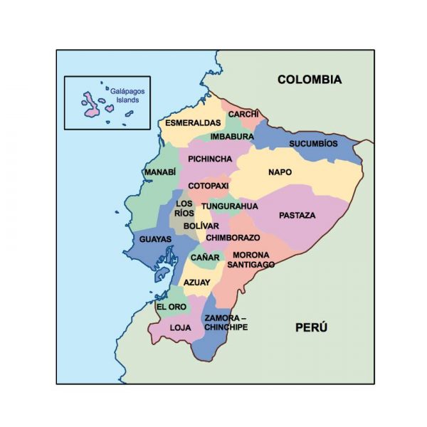 ecuador presentation map