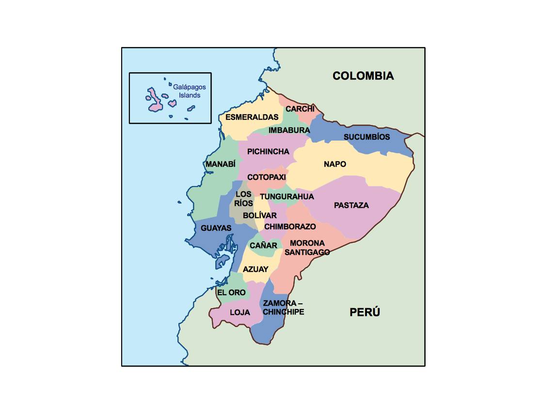 ecuador presentation map