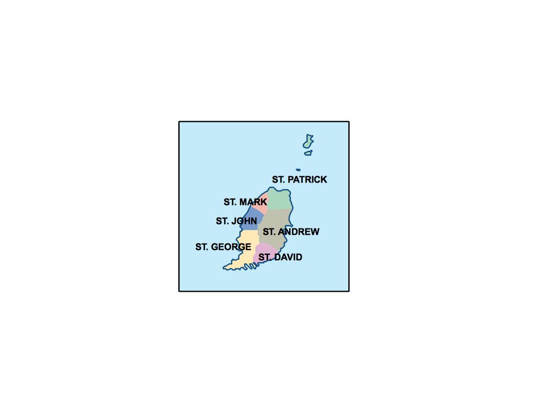 grenada presentation map