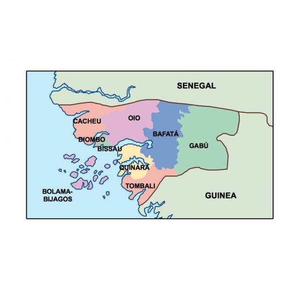 guinea bissau presentation map