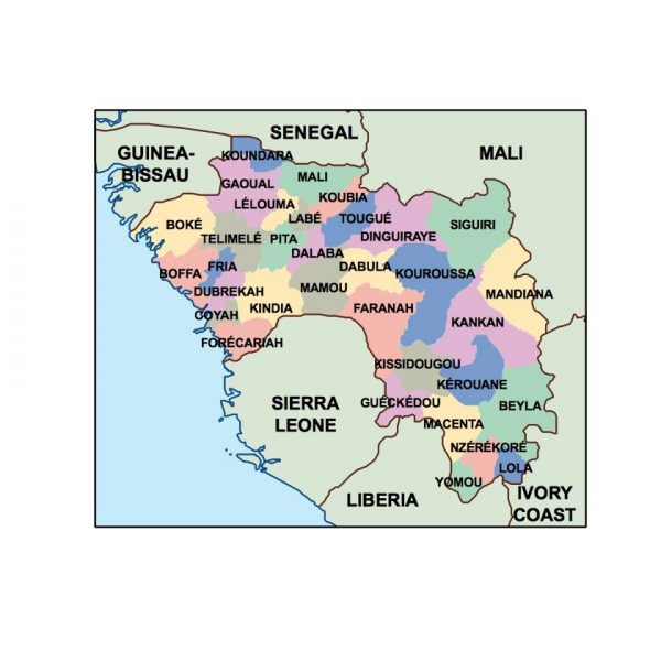 guinea presentation map