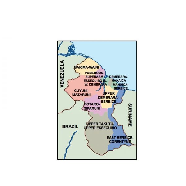 guyana presentation map