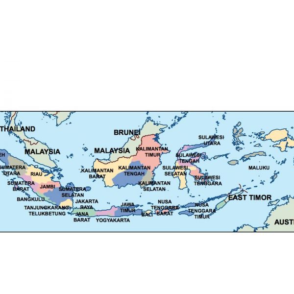 indonesia presentation map