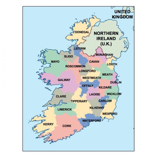 ireland presentation map