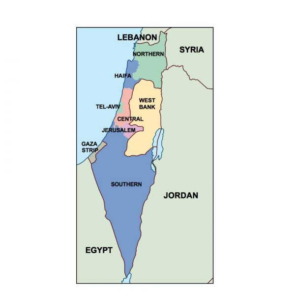 israel presentation map