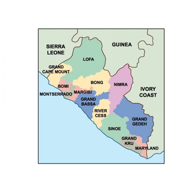 liberia presentation map
