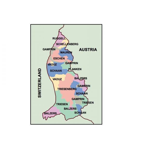 liechtenstein presentation map