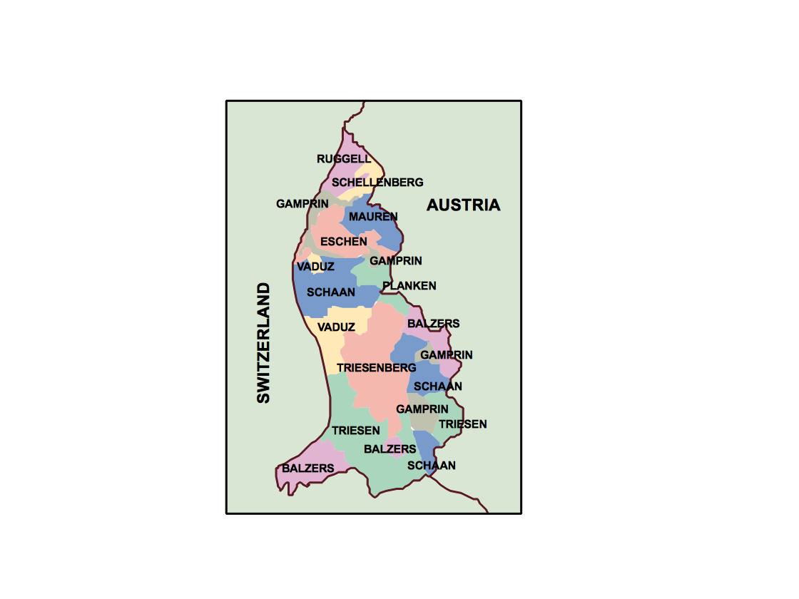 liechtenstein presentation map