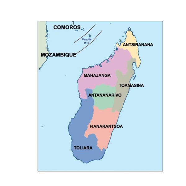 madagascar presentation map
