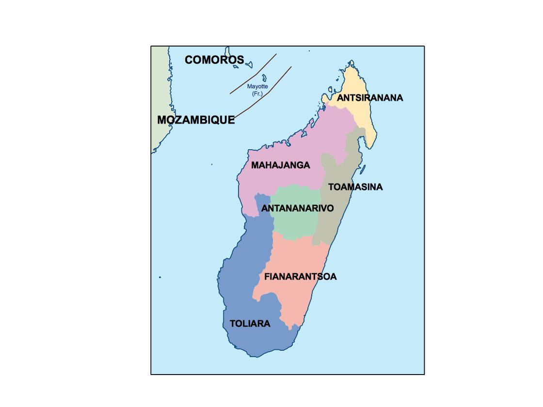 madagascar presentation map