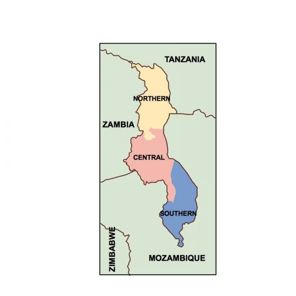 malawi presentation map
