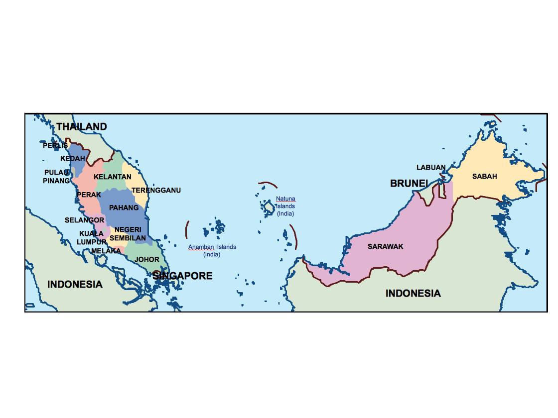 malaysia presentation map