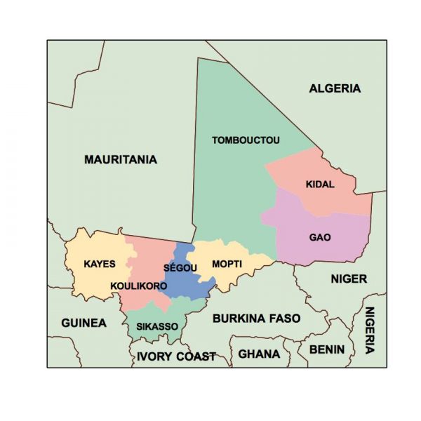 mali presentation map