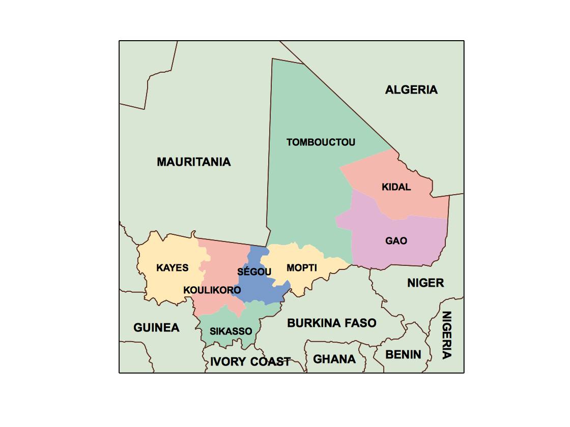 mali presentation map