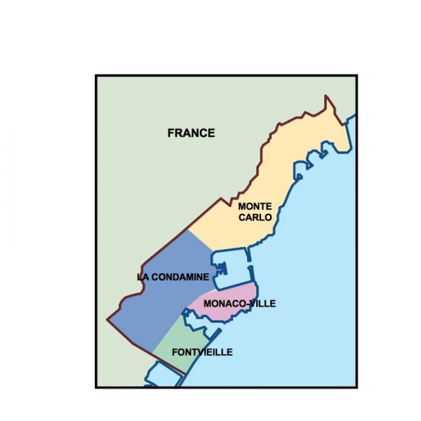 monaco presentation map